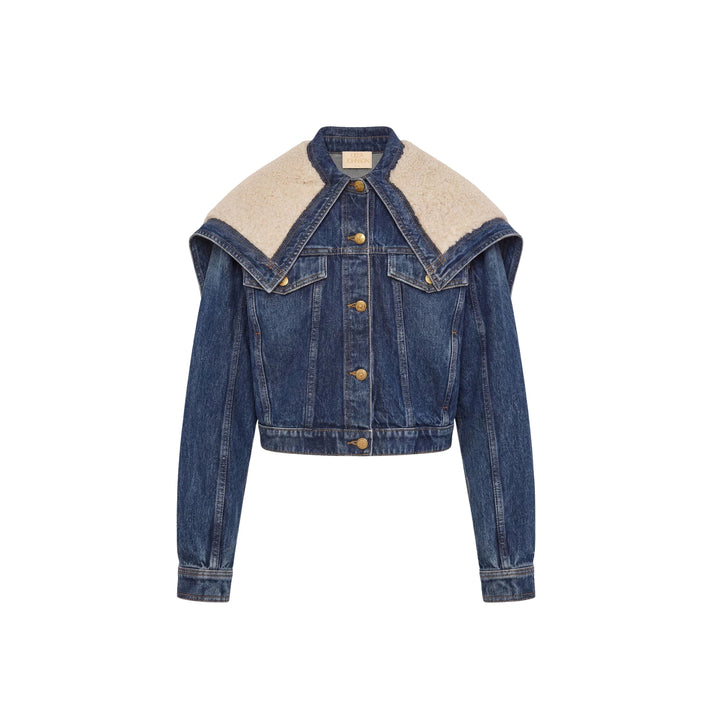 The Sybil Denim Jacket in nili