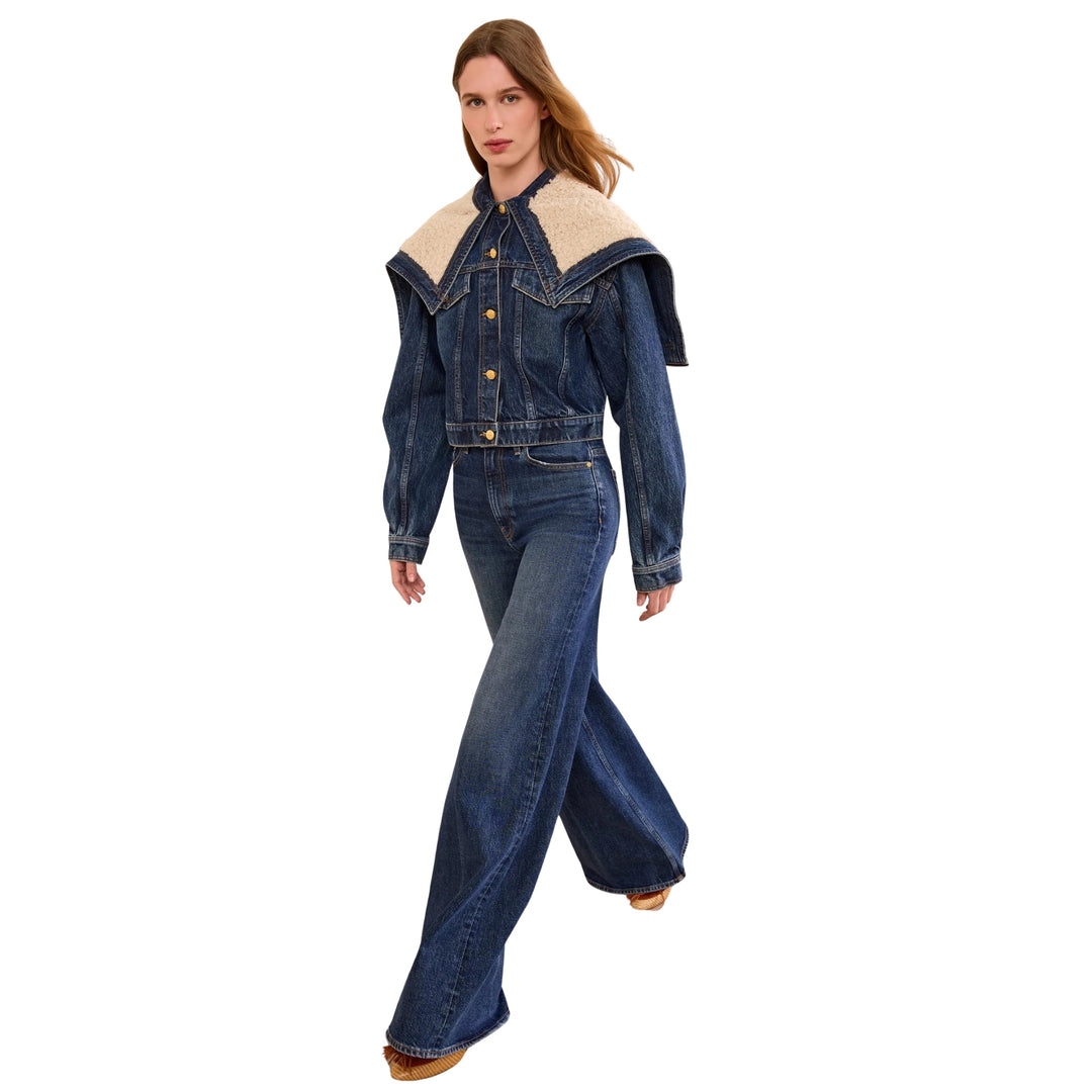 The Sybil Denim Jacket in nili