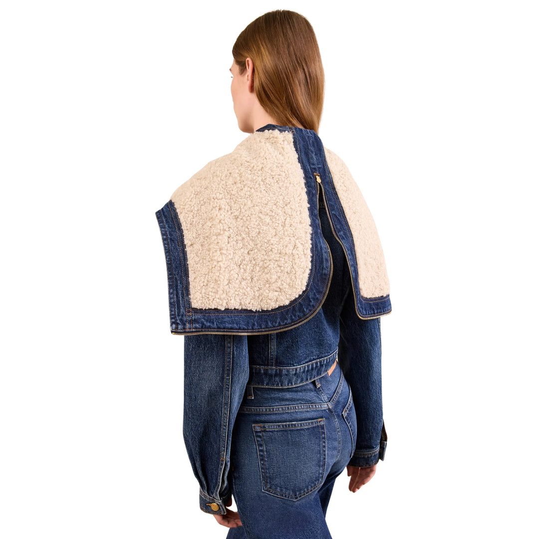 The Sybil Denim Jacket in nili