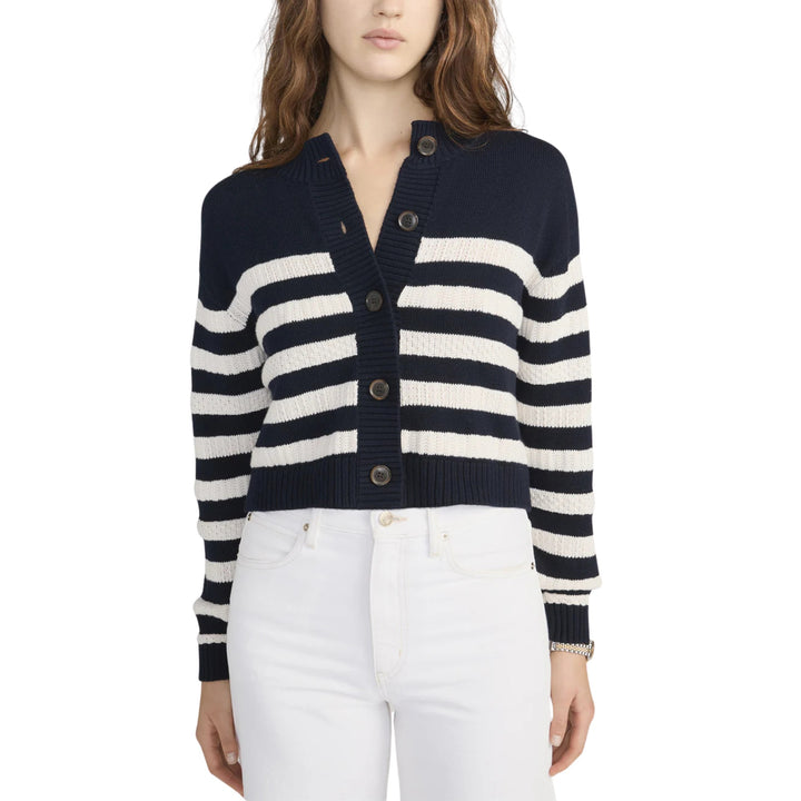 The Variation Femme Cardi in Navy Multi