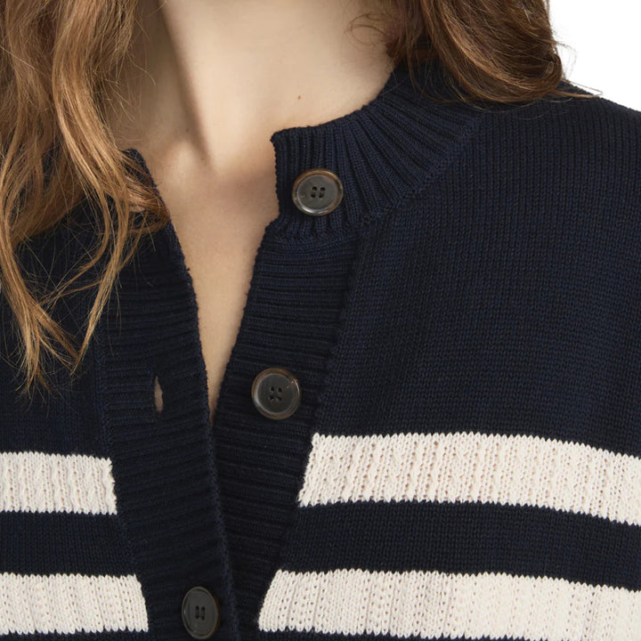 The Variation Femme Cardi in Navy Multi