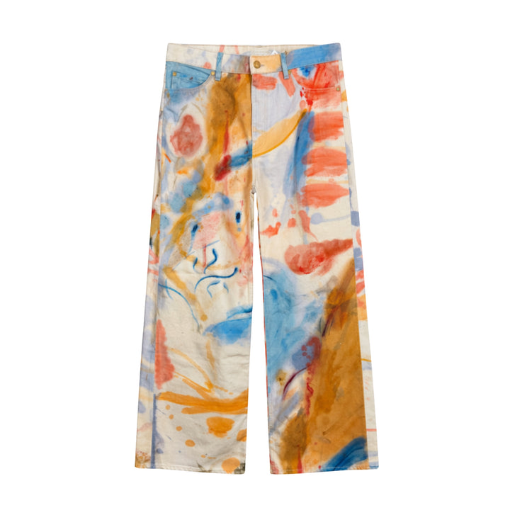The Willow Mid Rise Wide Leg Jean in Western Dream