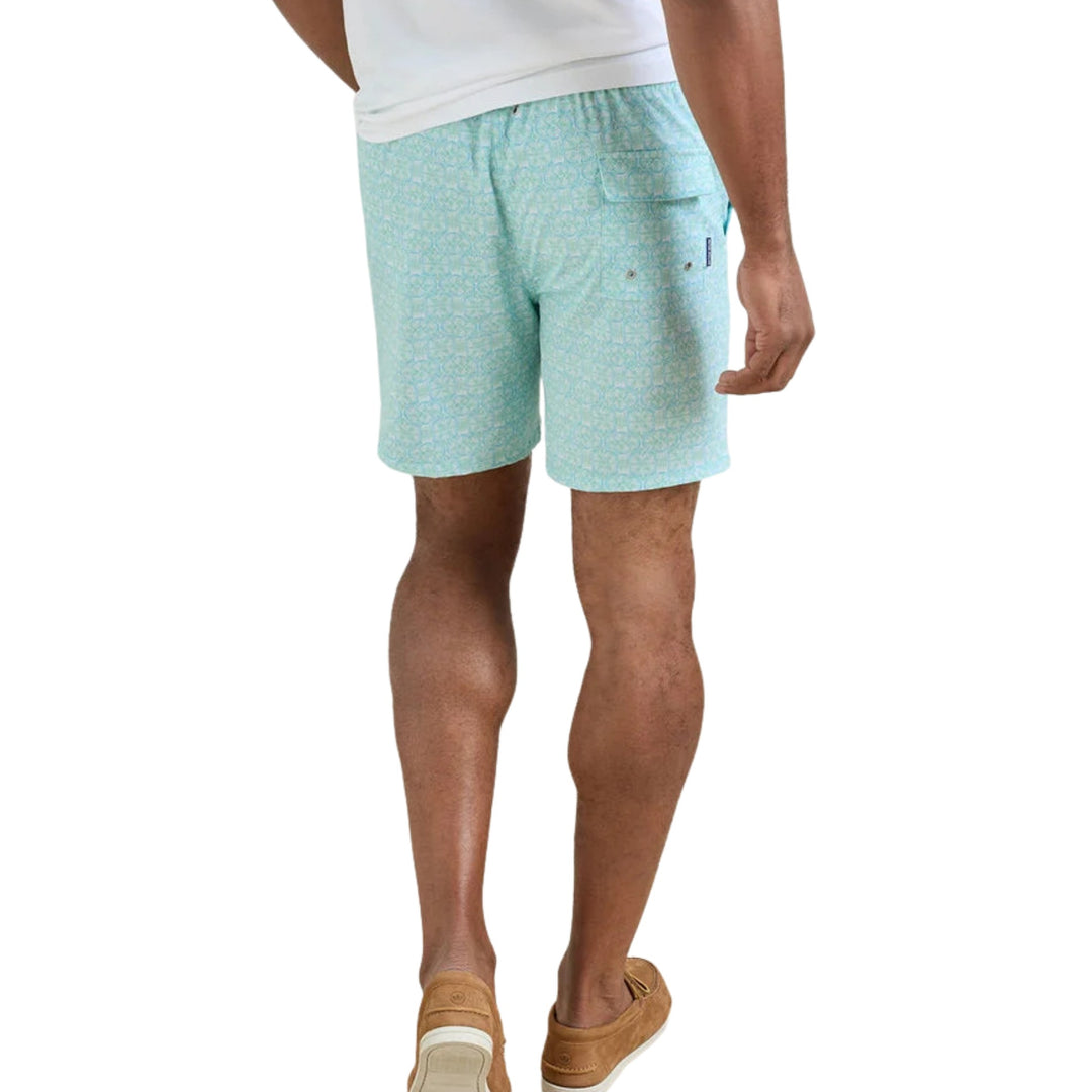 Tide Lines Swim Trunk in Rainforest