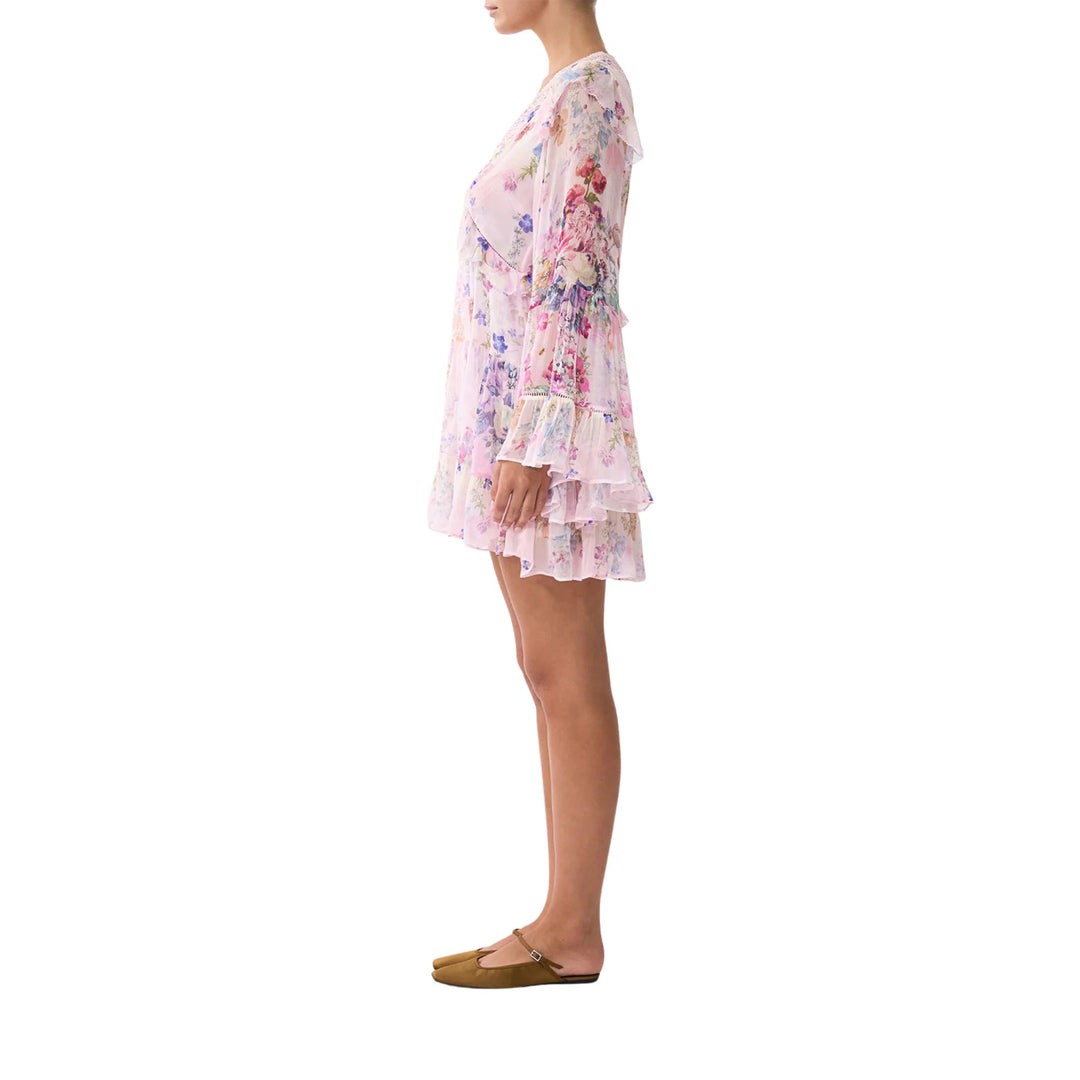tiered mini swing dress Old Navy