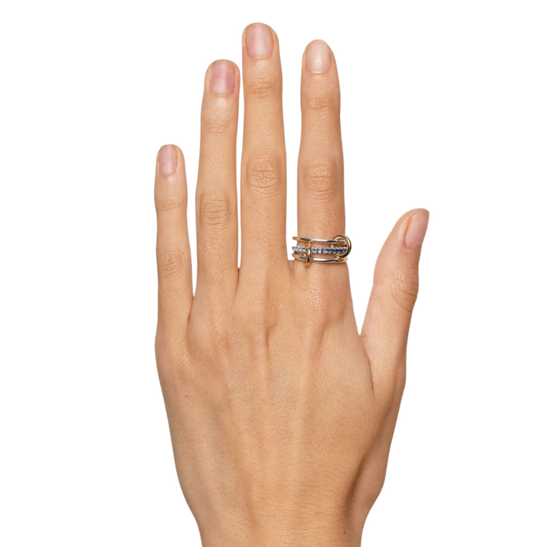 Tigris SG Diamond 3 Link Ring - Size 8