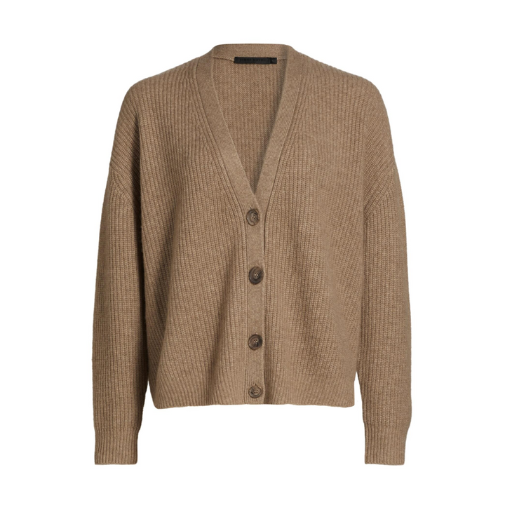 Cropped Cashmere Cocoon Cardigan
