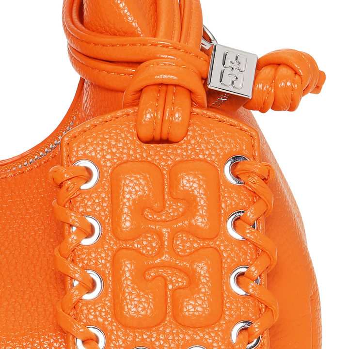 Russet Orange Mini Hobo Bag