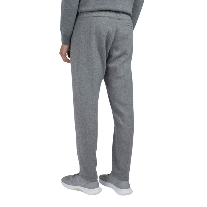 Wool Cashmere Chino Drawstring Trousers