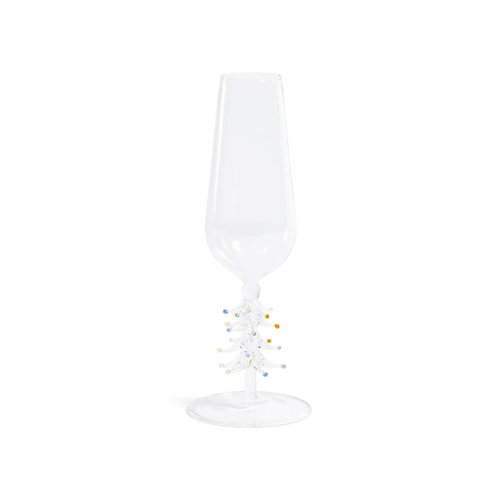 Treetop Cheers Champagne Flute - Clear