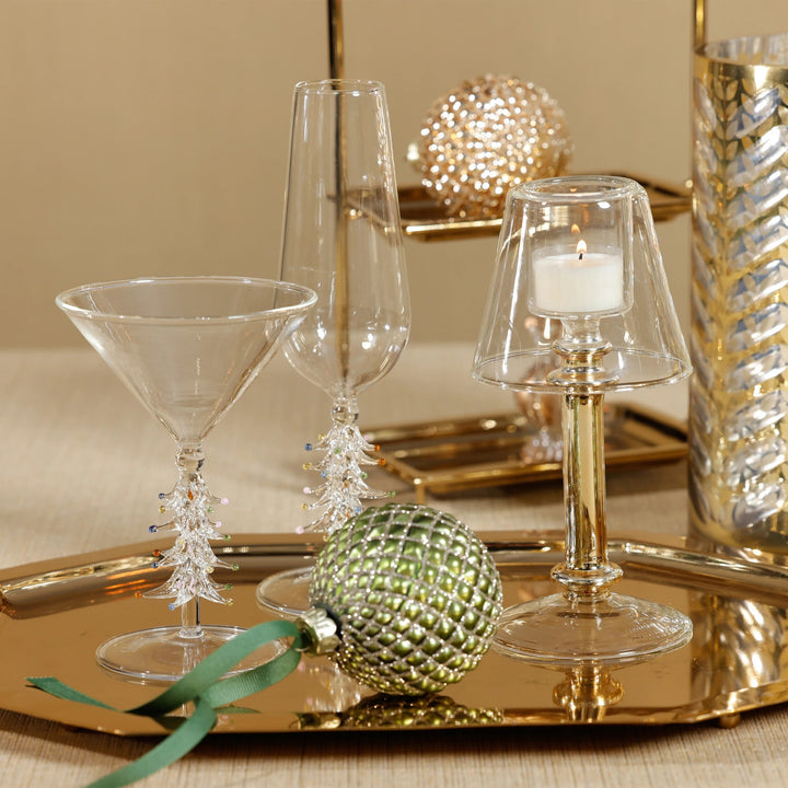 Treetop Cheers Champagne Flute - Clear