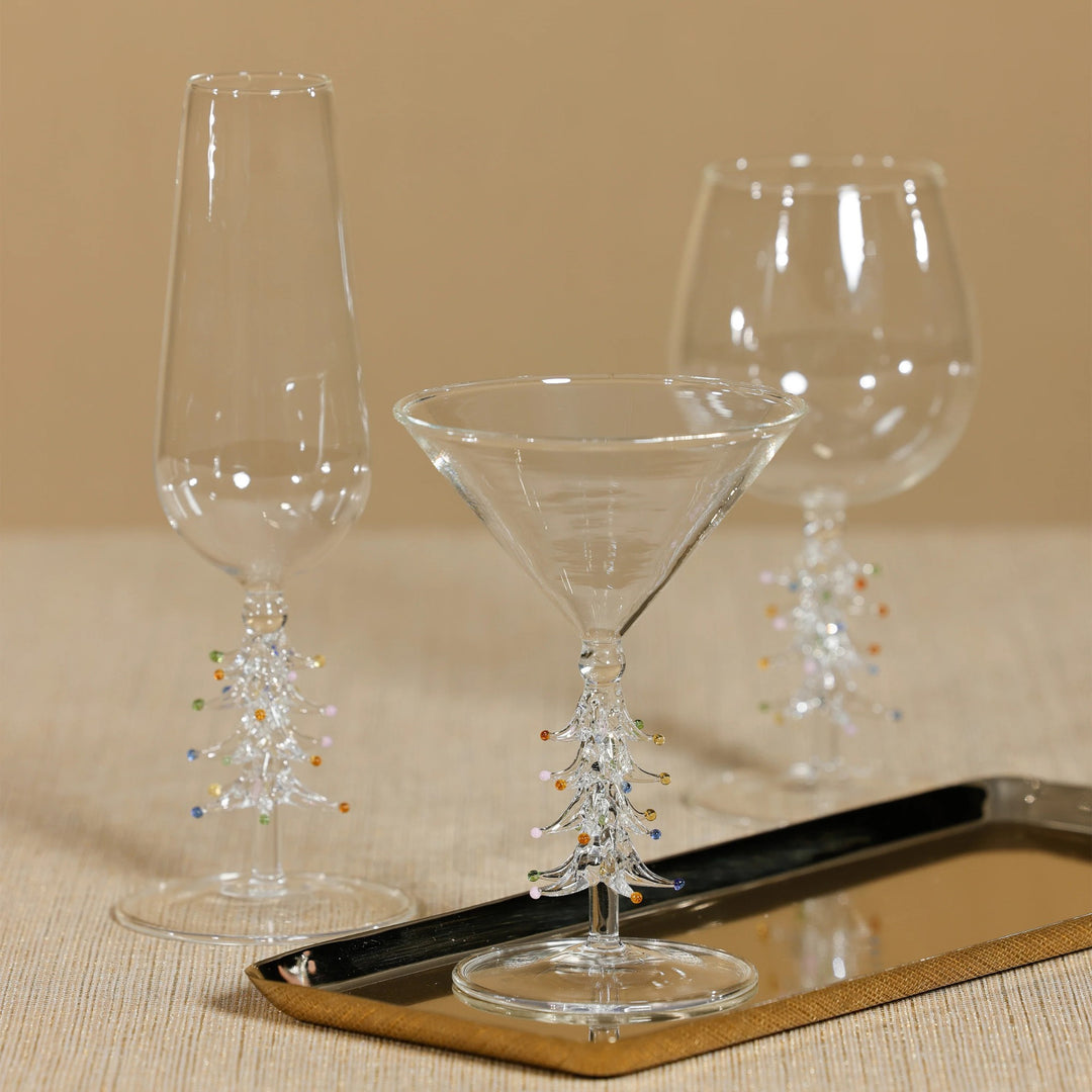 Treetop Cheers Champagne Flute - Clear