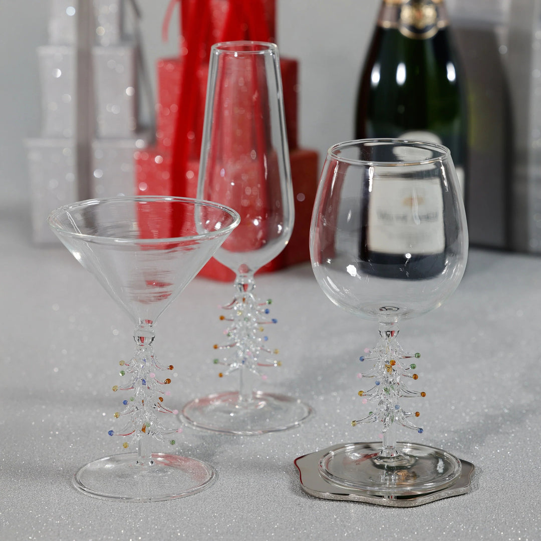 Treetop Cheers Champagne Flute - Clear