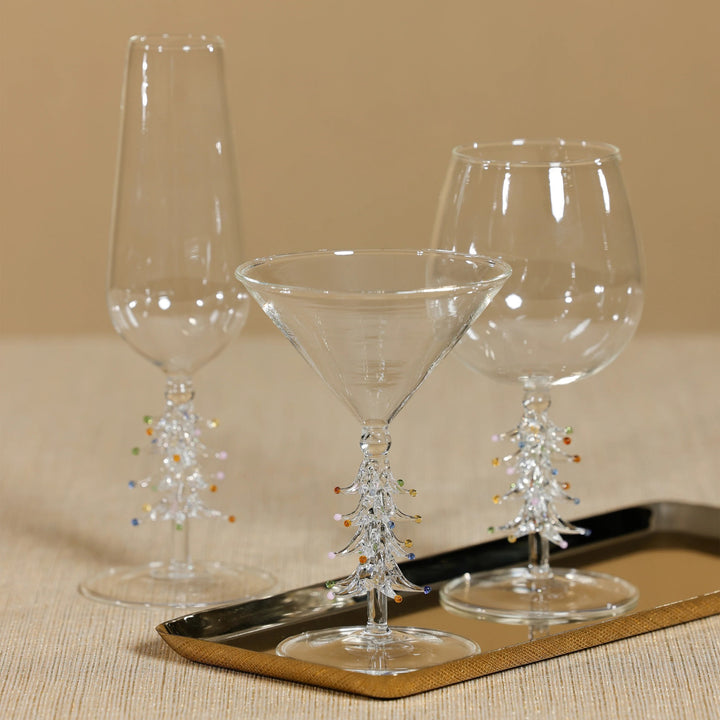 Treetop Cheers Champagne Flute - Clear