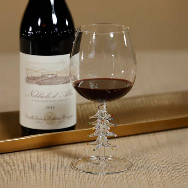 Treetop Cheers Wine Glass - Clear
