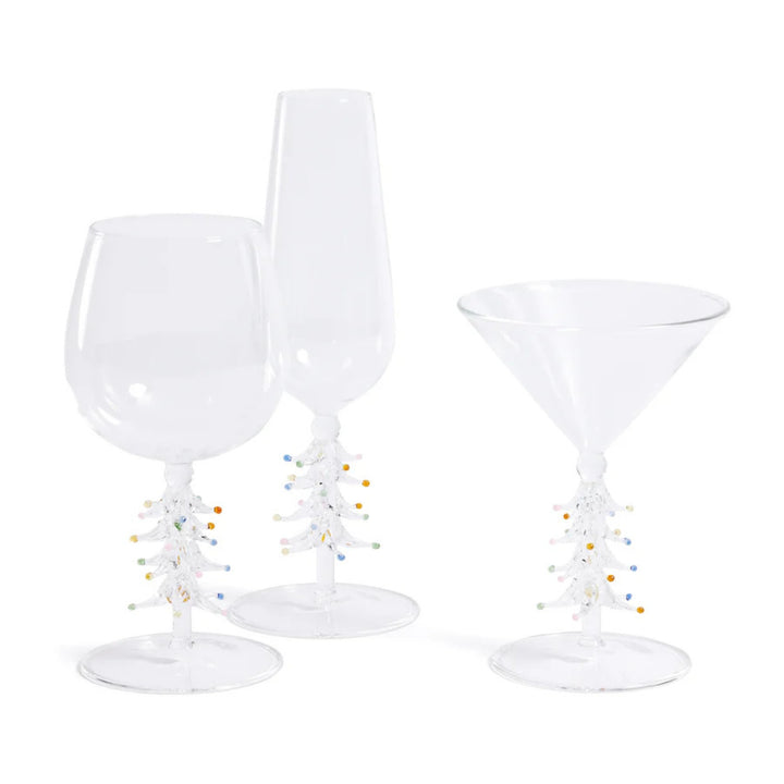 Treetop Cheers Wine Glass - Clear