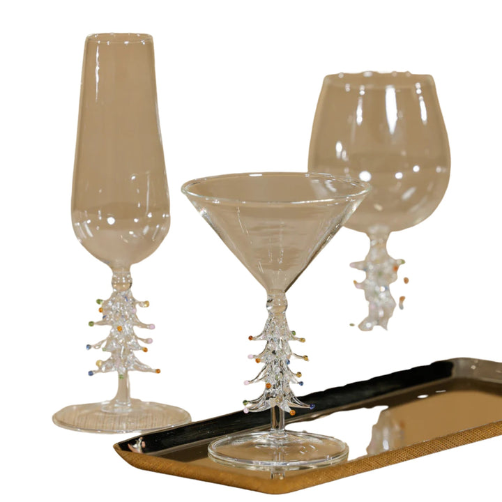 Treetop Cheers Wine Glass - Clear