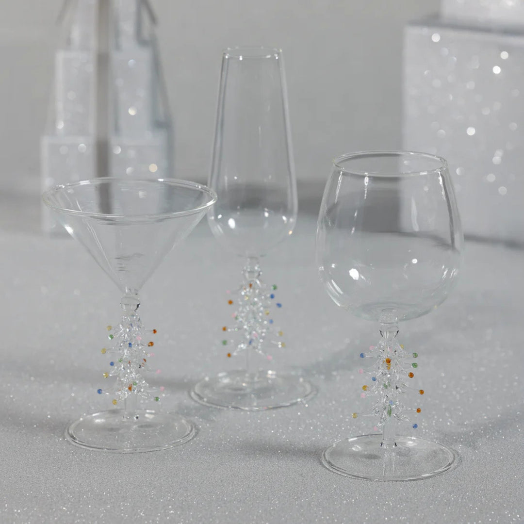 Treetop Cheers Wine Glass - Clear