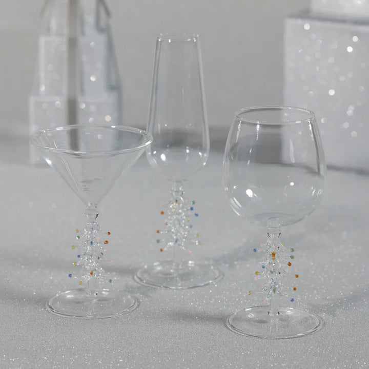 Treetop Cheers Wine Glass - Clear