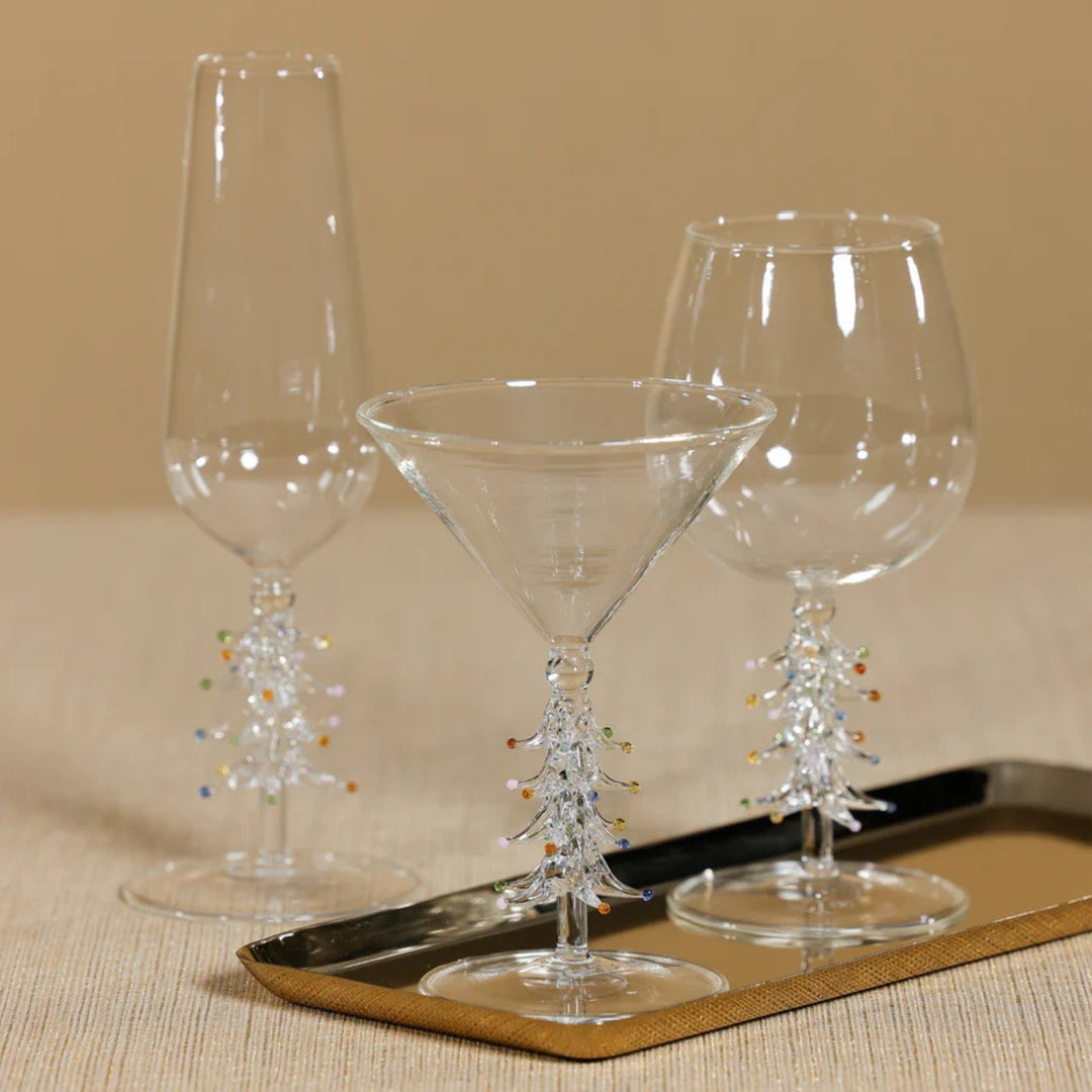 Treetop Cheers Wine Glass - Clear