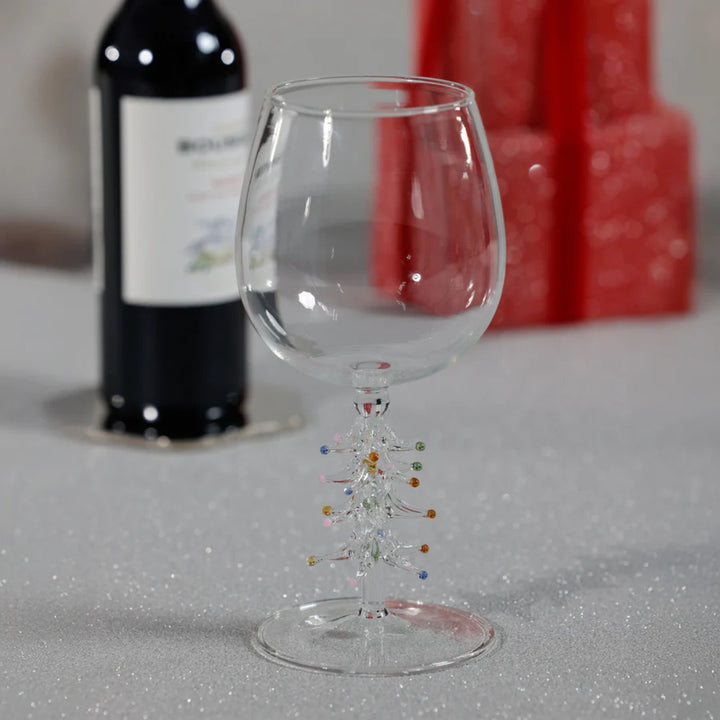 Treetop Cheers Wine Glass - Clear