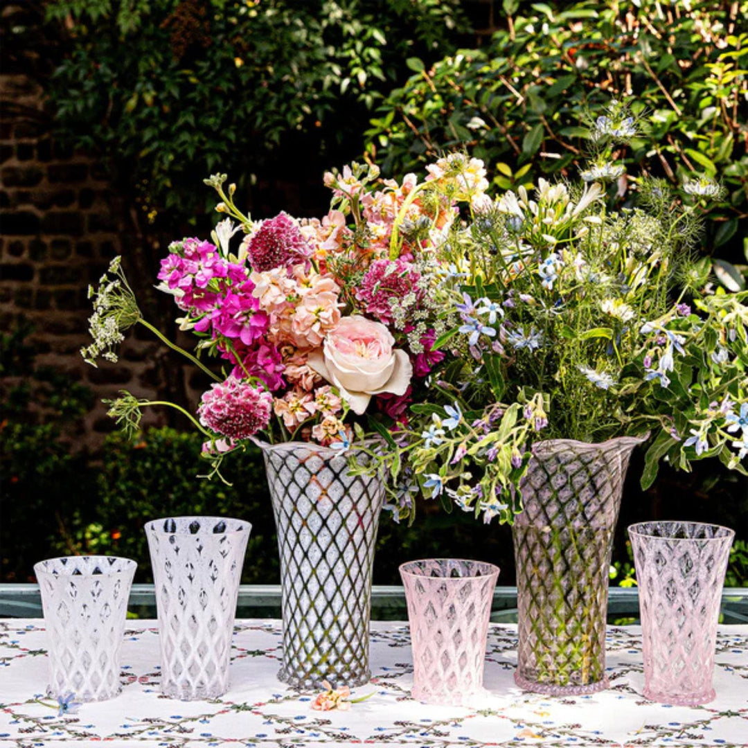 Trellis Flared Vase