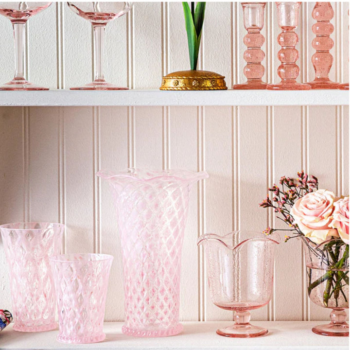 Trellis Flared Vase