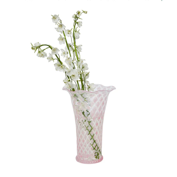 Trellis Flared Vase