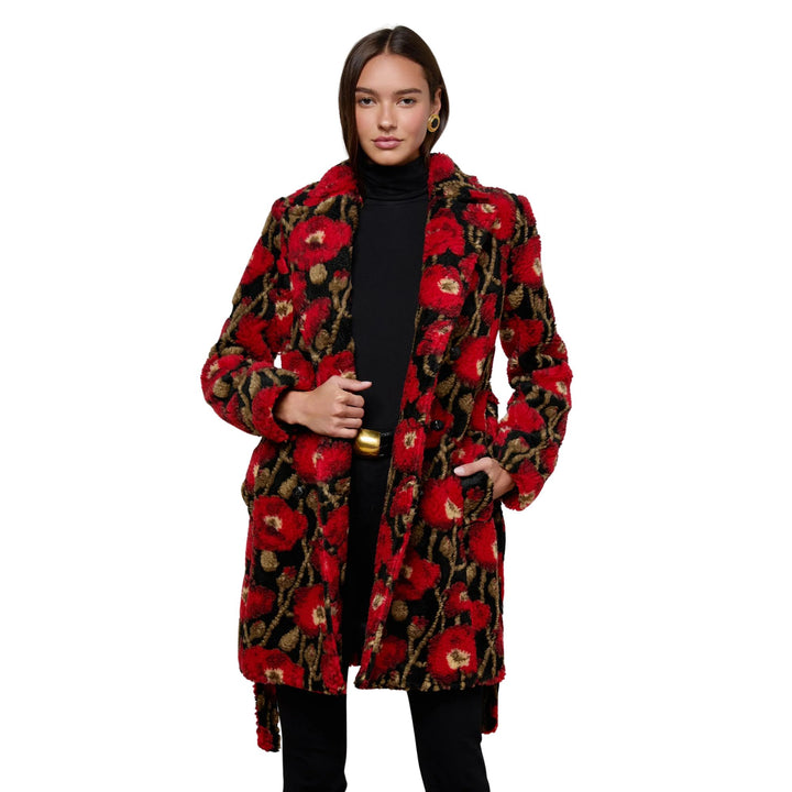 Tristan Sherpa Midi Coat