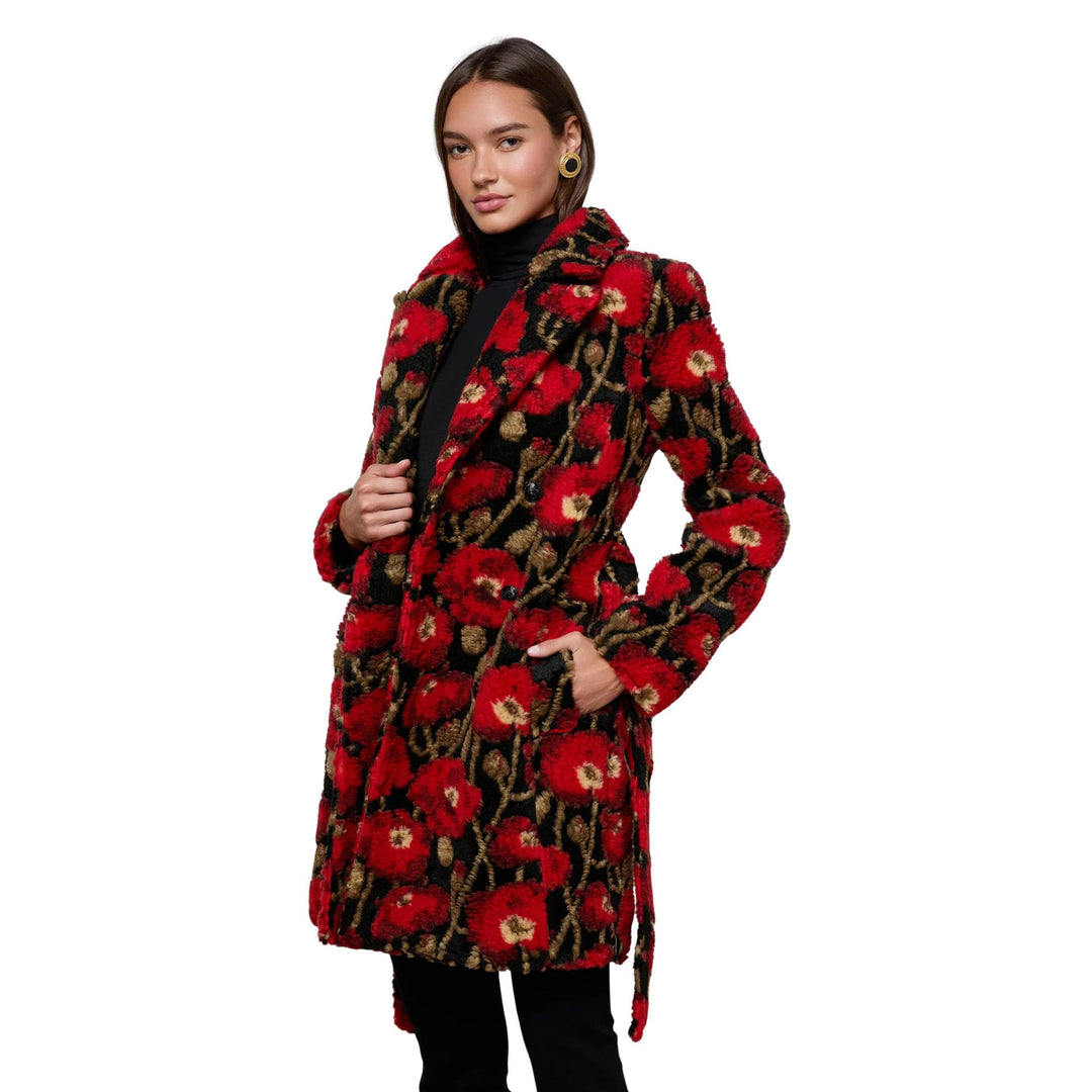 Tristan Sherpa Midi Coat