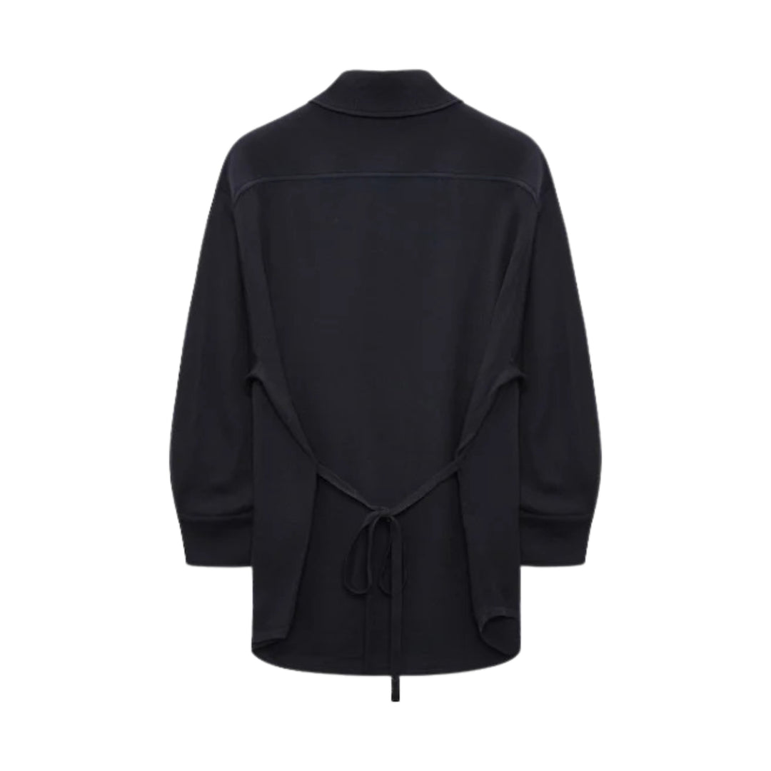 True Colors Merino Shirt in Midnight Navy
