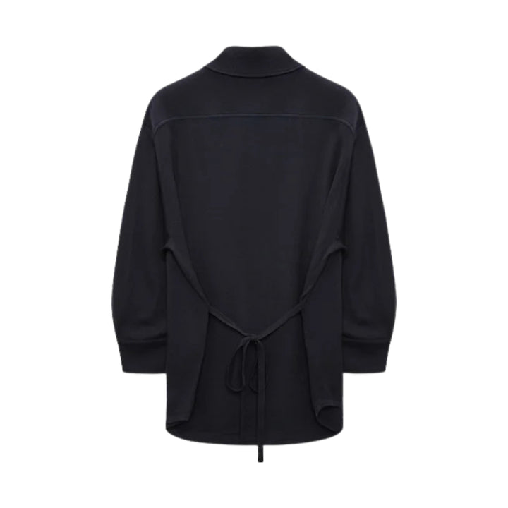 True Colors Merino Shirt in Midnight Navy
