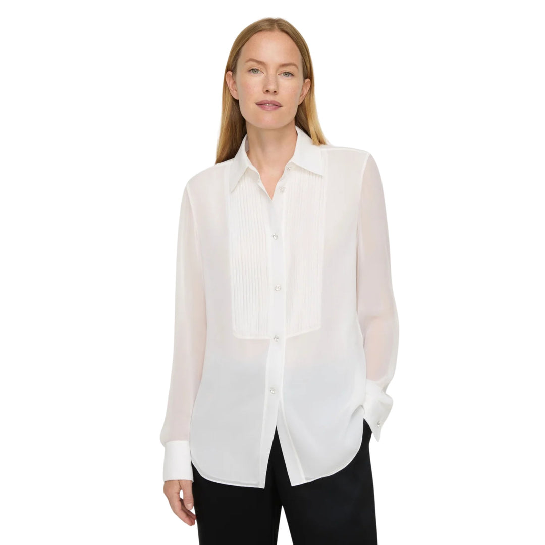 Tuxedo Blouse