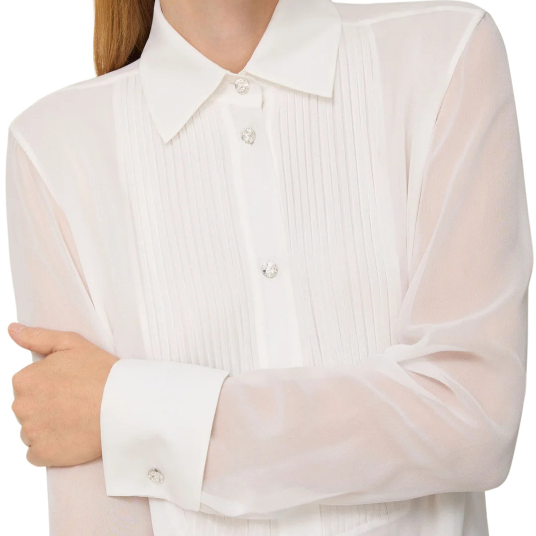 Tuxedo Blouse