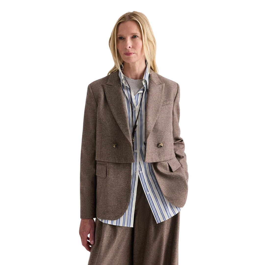 Two Faced Blazer in Pinecone Melange