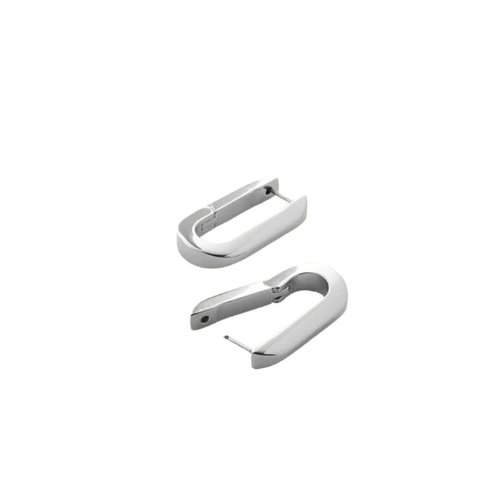 U-Link Earrings - Platinum