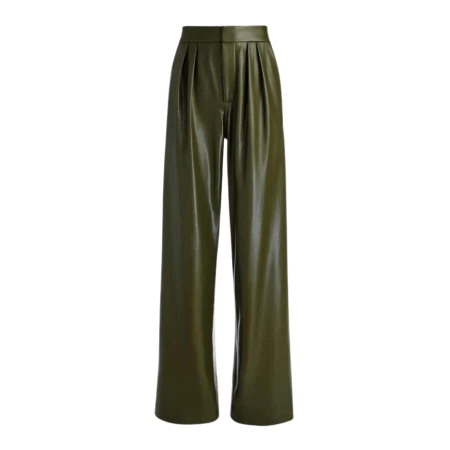 Your 7-day-a-week go-to, these vegan leather pants are both comfy and chic. Dress them up with a blazer or down with a t-shirt. 