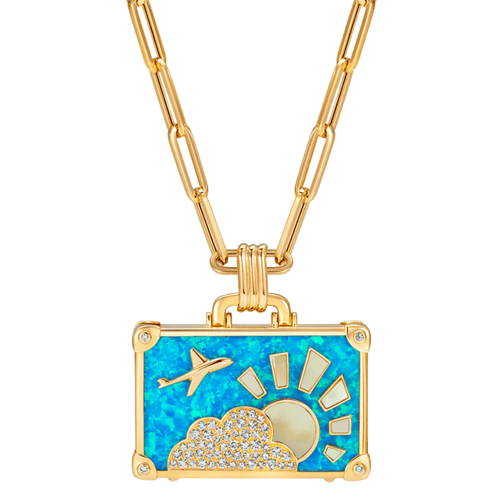 Beach Escape 14k Suitcase