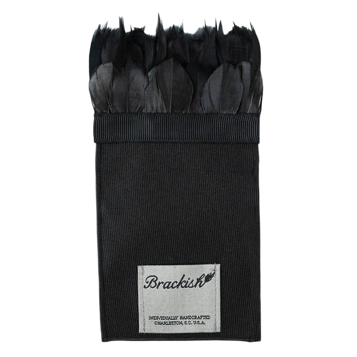 Each pocket square measures 3.5" wide and 6.5" tall. Grosgrain fabric is used for the pocket square insert.
