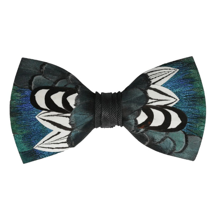 Band collar wrap features an adjustable strap from 13" to 21" and a hook closure. Bow tie dimensions are 2.5” tall and 4.5” wide.