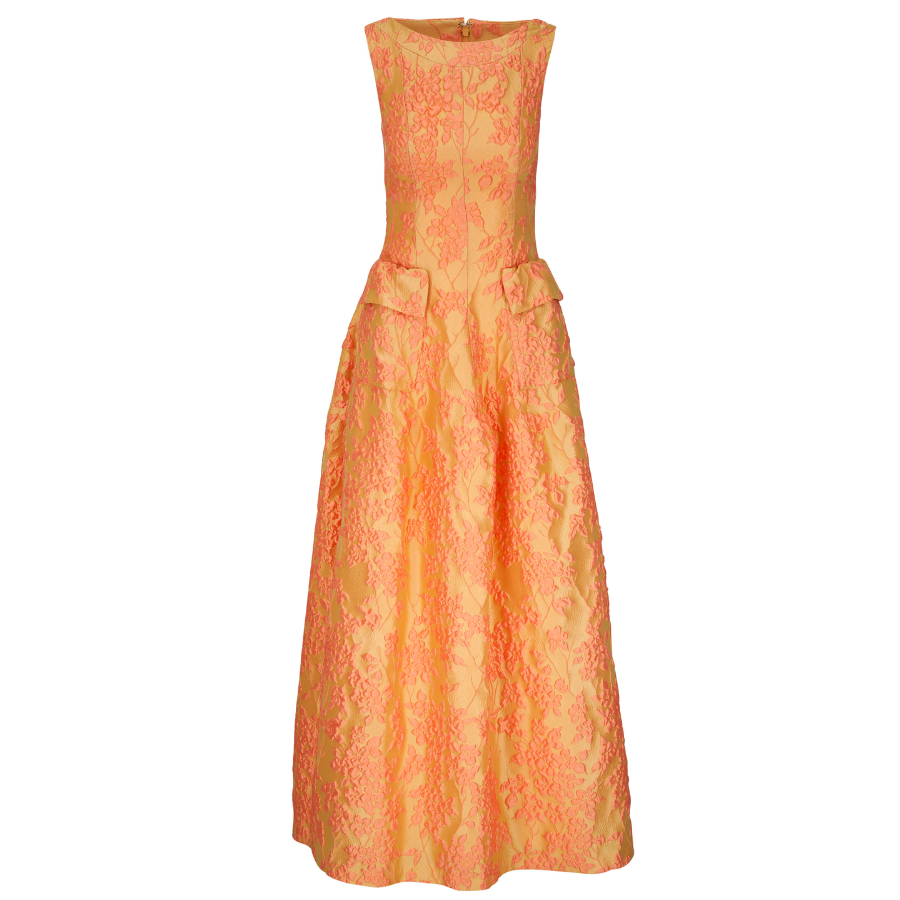 Mimosa Jacquard Gown
