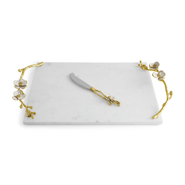Orchid Large Cheeseboard & Knife