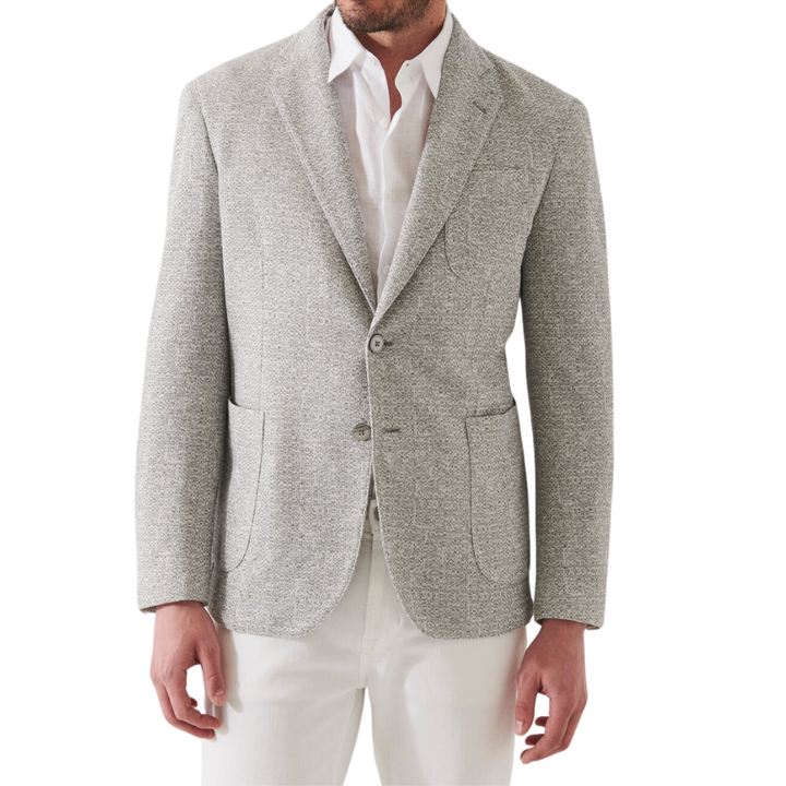 Text Linen Blend 2 Botton Blazer