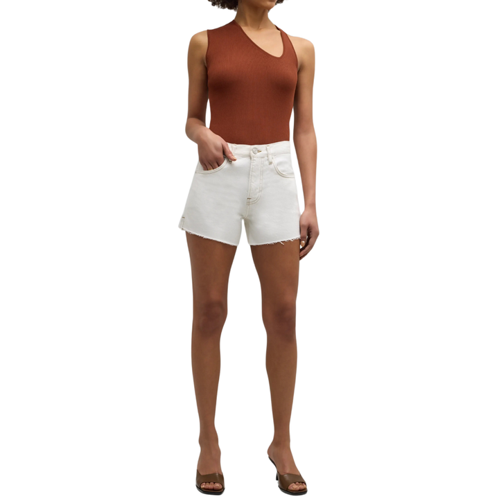 Super High Short With Fray Hem