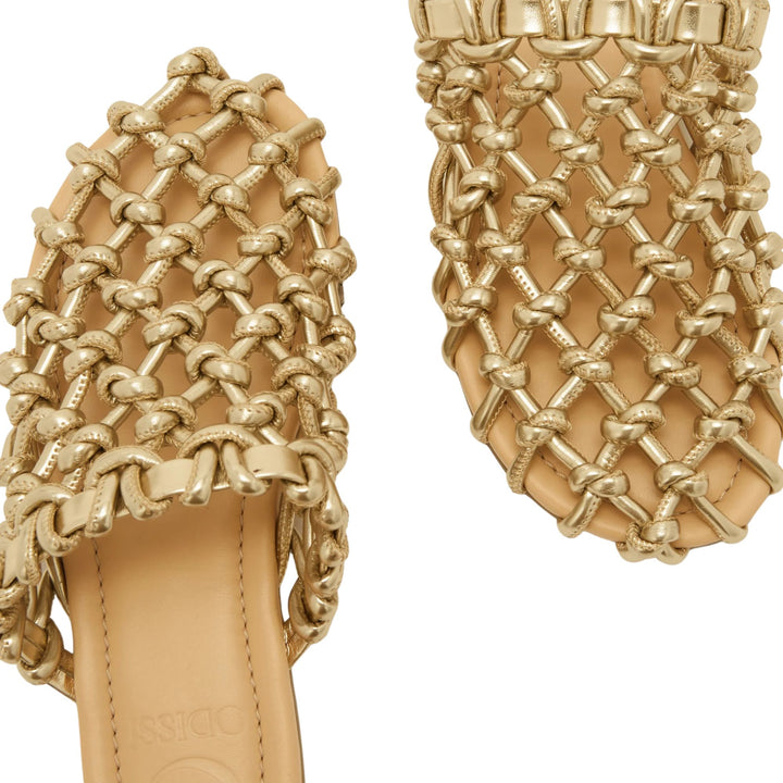Nour Gold Mule
