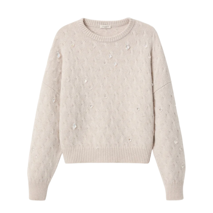 Crystal Embellished Sweater
