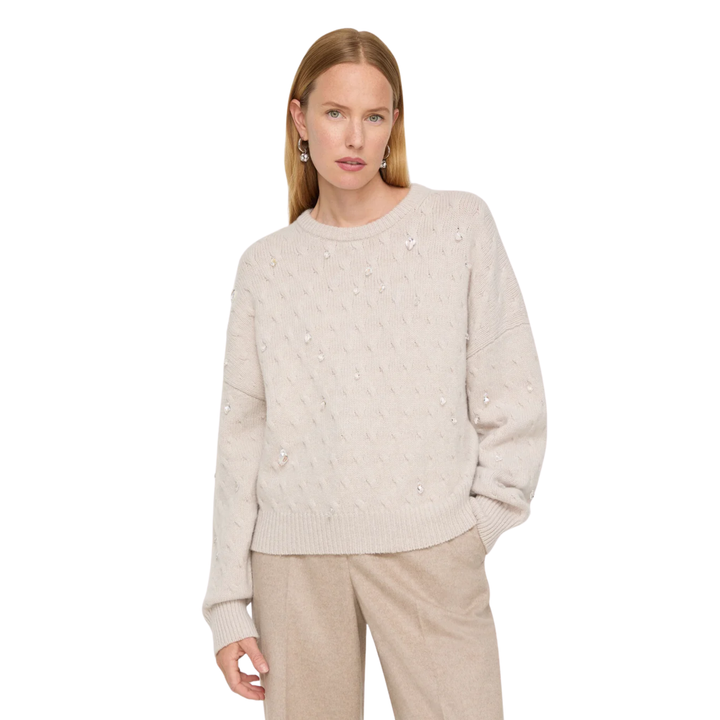 Crystal Embellished Sweater