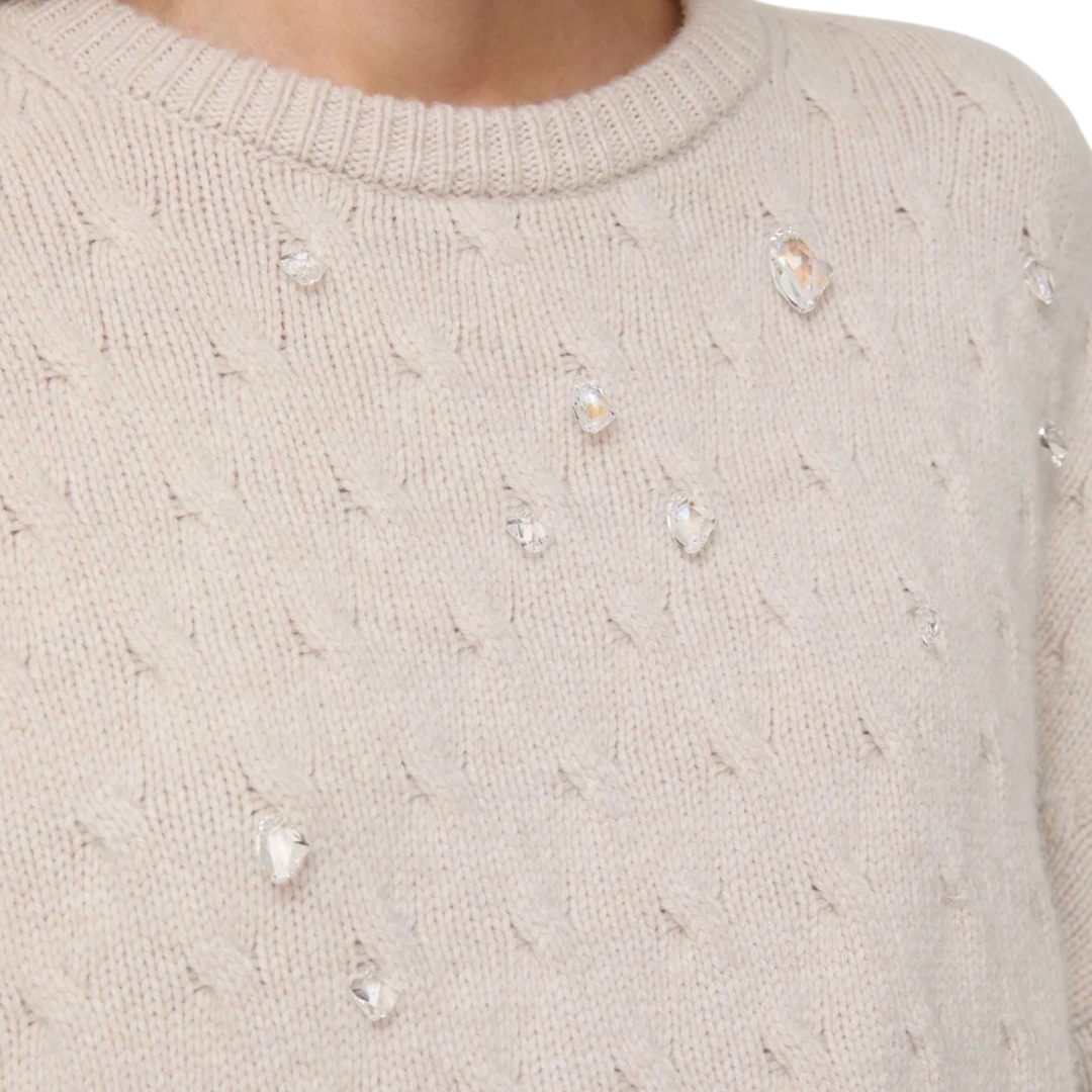 Crystal Embellished Sweater