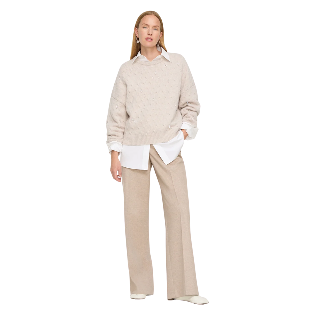 Crystal Embellished Sweater