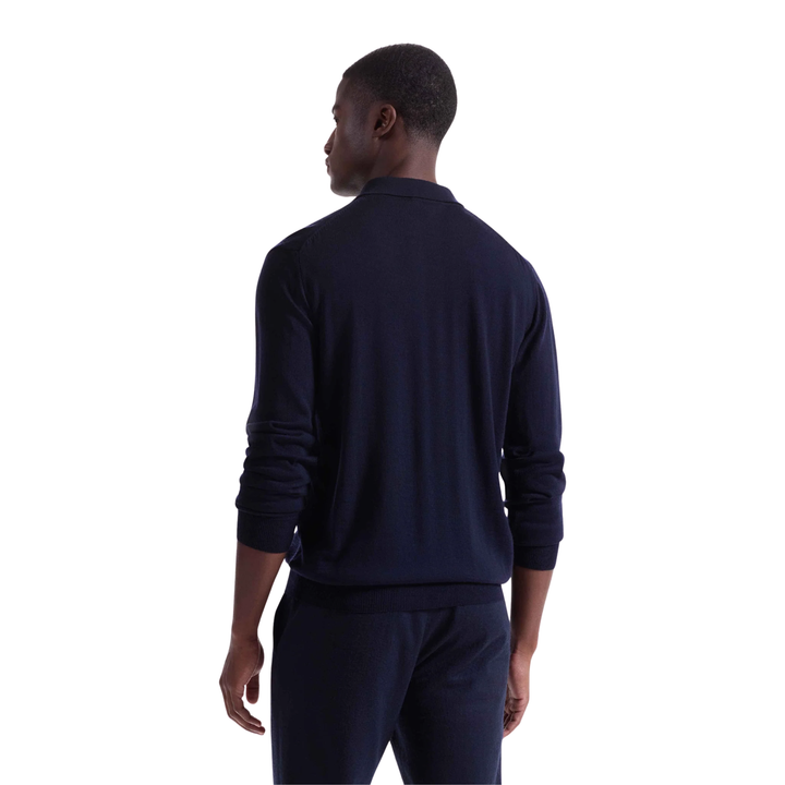 Long Sleeve 3 Button Polo Sweater