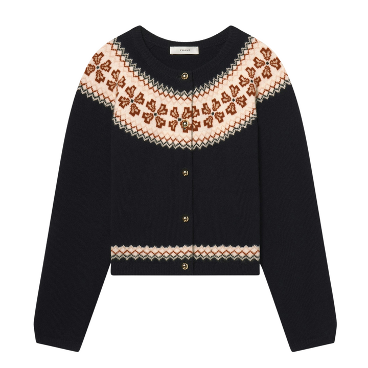 The Cashmere Fairisle Cardi